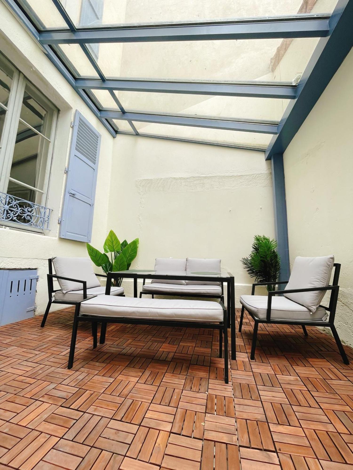 Villa Muguette - Coeur De Vichy- Rdc-Veranda Sur La Terrasse Ngoại thất bức ảnh